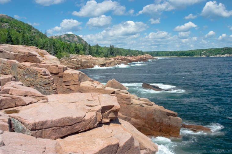 Best campsite by the seashore: Acadia National Park, on Maine's Mount Desert Island, gives the coastal camper some of the best inter-tidal zone exploring and sea-cliff rock climbing and hiking on the East Coast. 